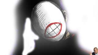 Man standing white ball red - a white ball free wallpaper