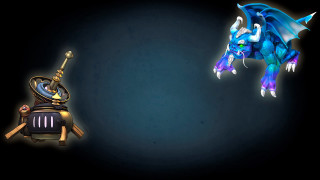 Blue dragon black dragon sword - a black dragon free wallpaper