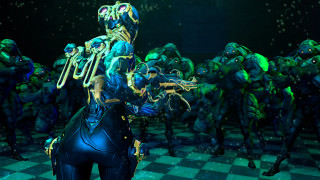 Alien group checkered floor black - floor free wallpaper for desktop