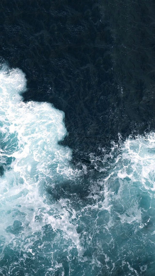 Bird flying water foamy waves - andreas gursky free wallpaper for mobile