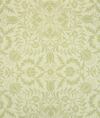 Floral wallpaper white background green - a green border free wallpaper