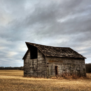 Old barn field cloudy sky - arlington nelson lindenmuth free wallpaper for tablet