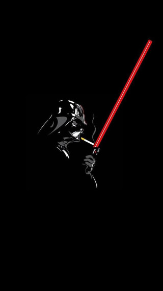 Darth vader red lightsaber black 2 - a red light saber free wallpaper