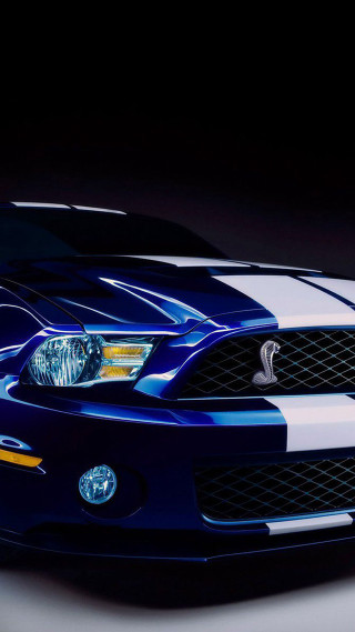 Blue mustang 5 - a.d.m. cooper free wallpaper for mobile