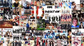 People collage one direction languages - a collage of photos free wallpaper