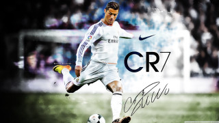 Man kicking soccer crowd cr7 - a man kicking free wallpaper