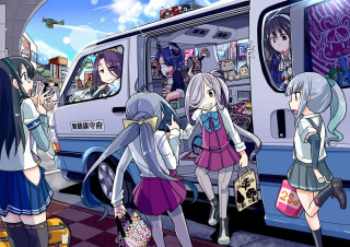 Girls van stuffed animals roof - stuffed animal free wallpaper