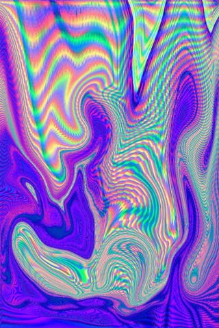 Psychedelic hologram eye glowing magic - psychedelic free wallpaper for mobile