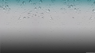Water drops blue sky minimalism - a black border free wallpaper