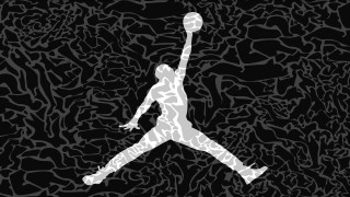 Basketball player jumping dunk black - the ball free wallpaper for desktop