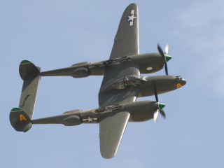 Small airplane flying sky propellers - wing and a propeller free wallpaper