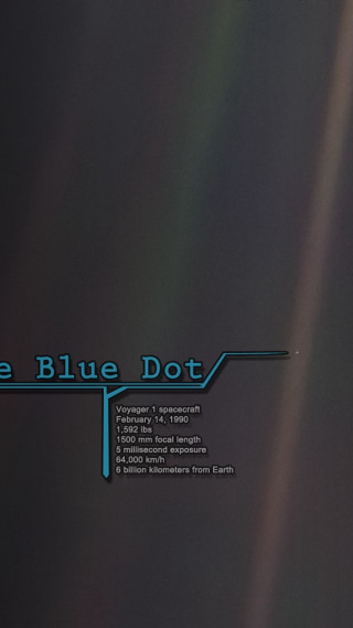 Blue dot arrow space art - redshift free wallpaper for mobile