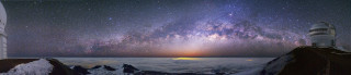 Telescope mountain stars bright light - star above free wallpaper