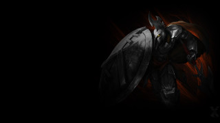 Black red man armor sword - a sword and shield free wallpaper for desktop