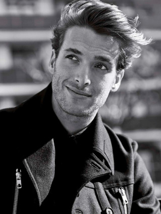 Man jacket smiling camera building - alexander kucharsky free wallpaper