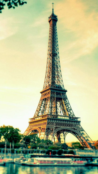 Boat eiffel tower paris water 2 - paris school free wallpaper for mobile