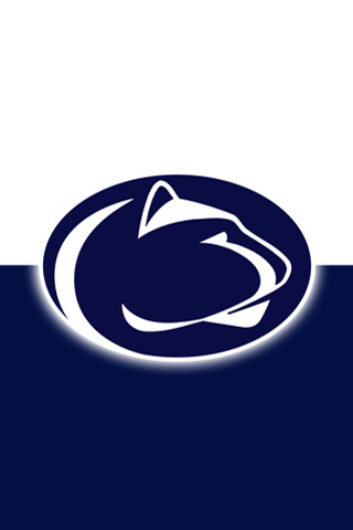 Blue white logo fish stripe - a fish free wallpaper