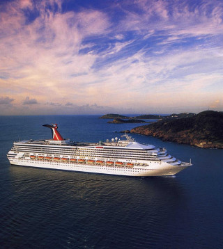 Cruise ship ocean cloudy sky 3 - free ship wallpaper for tablet