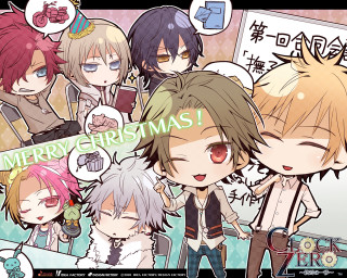 Anime characters christmas cards merry - merry christmas free wallpaper