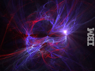 Purple red plasma glow lightning - a white light in the middle free wallpaper