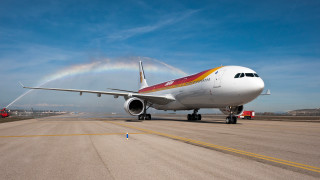 Plane runway rainbow sky hose - free bird wallpaper for desktop