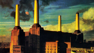 Factory smokestacks bird flying sky - billie waters free wallpaper