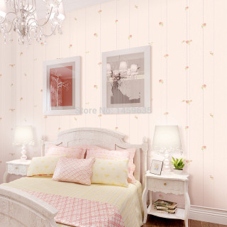 Bedroom with bed interior cozy - free flowers wallpaper for tablet