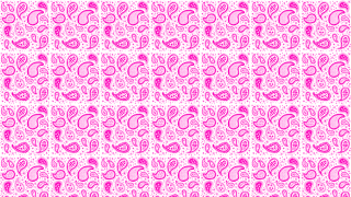 Pink white pattern hearts leaves - pattern free wallpaper for desktop