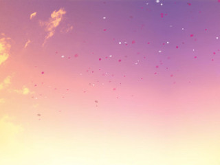 Pink yellow sky balloons dreamy - balloon free wallpaper for desktop