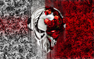 Helmet roses red rose side - conrad marcarelli free wallpaper for desktop