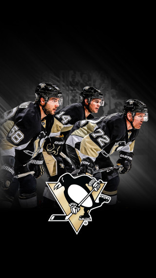 Hockey players group black background - free seasons wallpaper for mobile