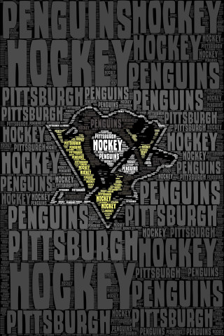 Pittsburgh penguins logo black yellow 3 - free seasons wallpaper for mobile