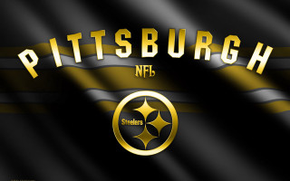 Pittsburgh football team logo black - free sports wallpaper