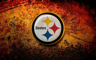 Pittsburgh football rusty surface autumn - a pittsburgh football logo free wallpaper for desktop