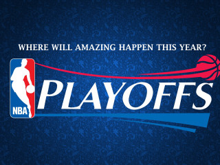 Blue background basketball player logo - a basketball player free wallpaper