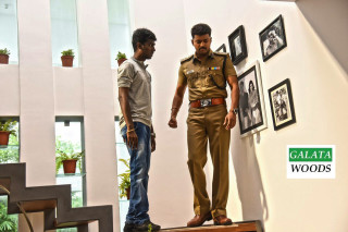 Two men wooden platform galaa - microscopic free wallpaper