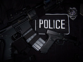 Police vest gun badge police - arlington nelson lindenmuth free wallpaper