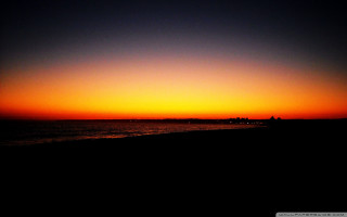 Sunset ocean boat person walking - almada negreiro free wallpaper