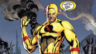 Man yellow suit black object - a comic book panel free wallpaper