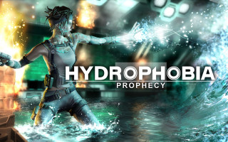 Futuristic woman gun hydrophobiaia prophecy - a futuristic suit holding free wallpaper for desktop