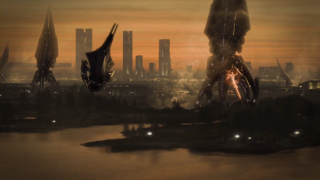 City skyline tall buildings dragon - afrofuturism free wallpaper for desktop