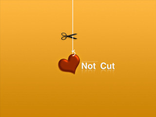 Scissors hanging heart not cut - a pair of scissors free wallpaper for desktop
