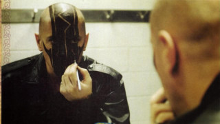 Man leather jacket brushing teeth - a leather jacket free wallpaper for desktop