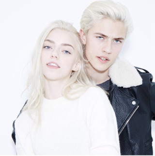 Man woman leather jackets white - felixkelly free wallpaper for tablet