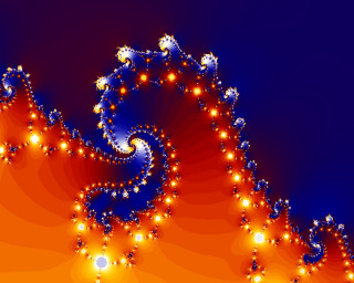 Spiral lights stars blue red - image of a spiral free wallpaper