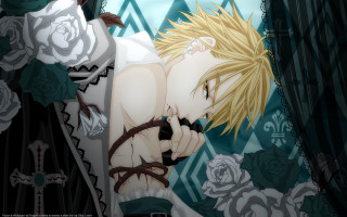 Blonde man black white dress - a blonde free wallpaper