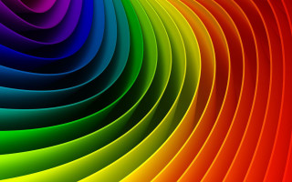 Colorful spiral rainbow black triadic - a spiral design in the middle of it free wallpaper