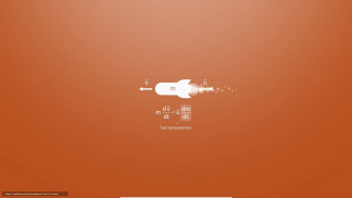 Red background white rocket white - the bottom of the image free wallpaper