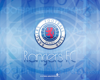 Blue background rangers fc logo - a logo free wallpaper for desktop