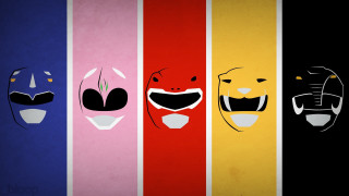 Colorful masks pop art anime - a row free wallpaper for desktop